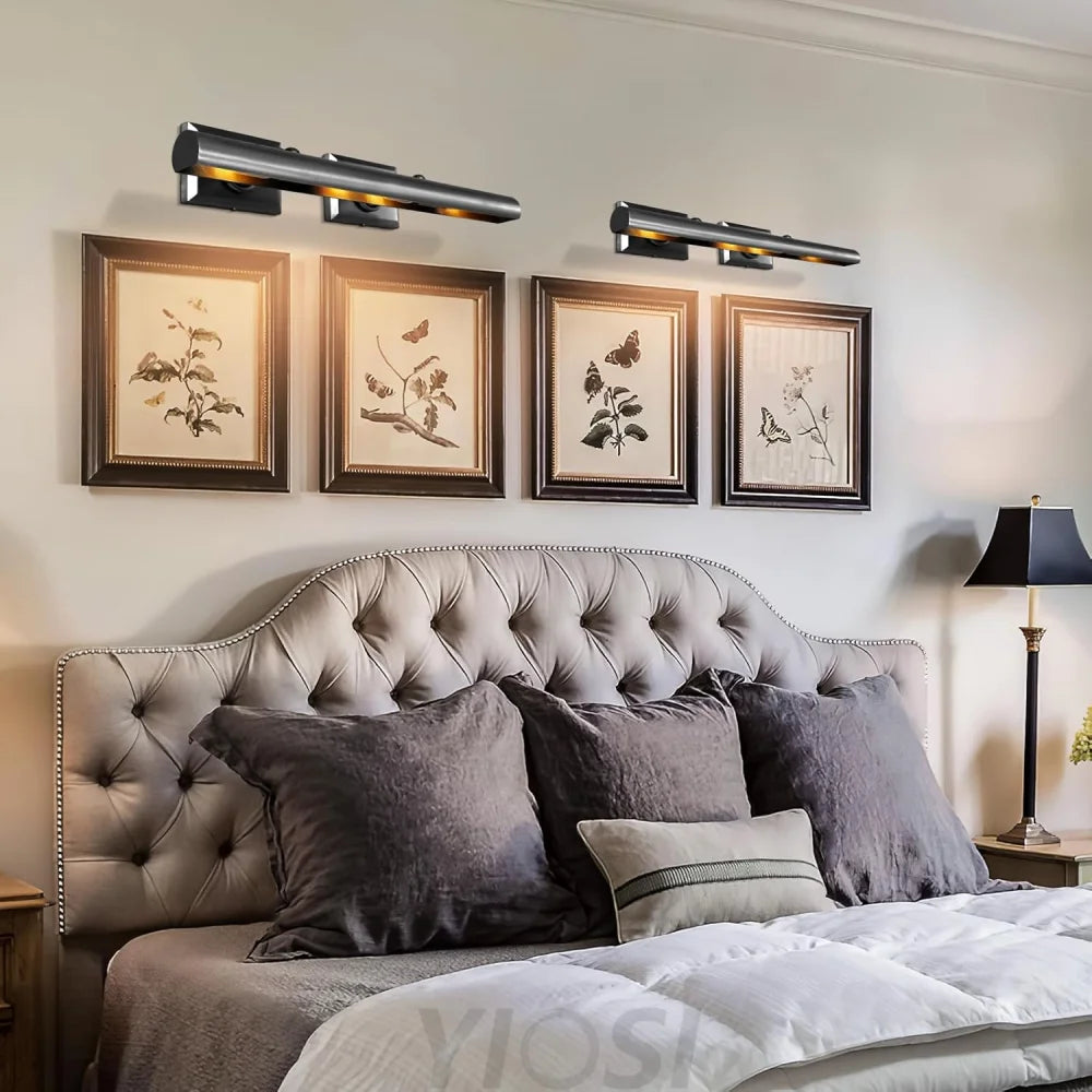 Wall-mounted mirror front wall lamp