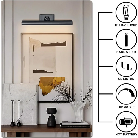 Wall-mounted mirror front wall lamp