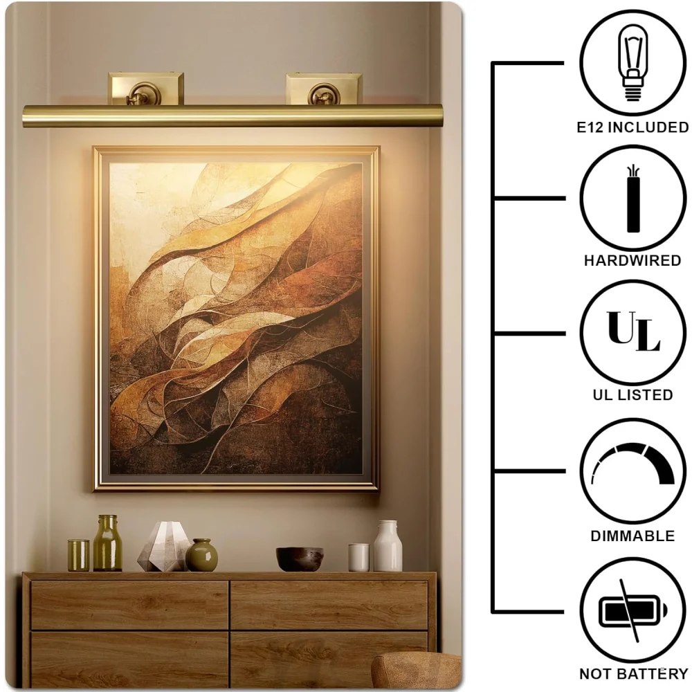 Wall-mounted mirror front wall lamp