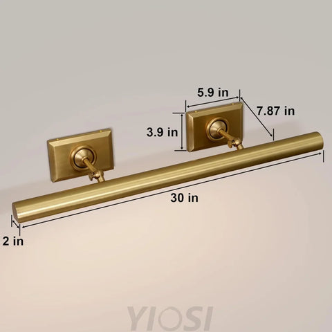 Wall-mounted mirror front wall lamp