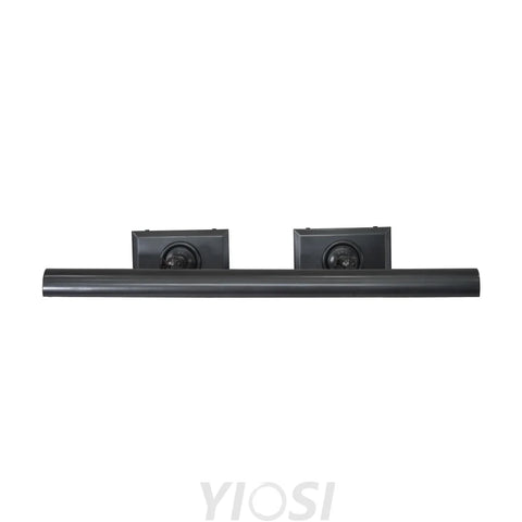 Wall mounted mirror front wall lamp Black / 24’’