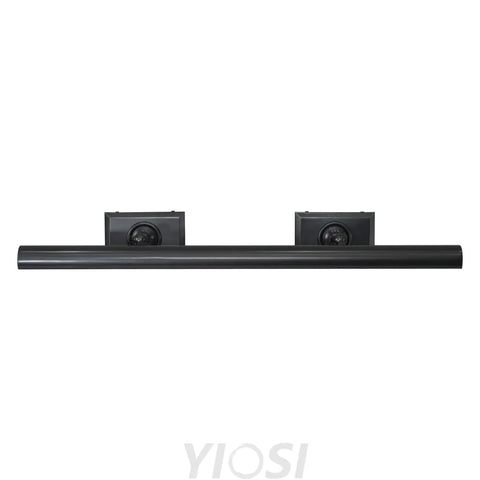 Wall mounted mirror front wall lamp Black / 30’’