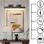 Wall-mounted mirror front wall lamp