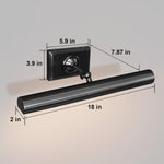 Wall-mounted mirror front wall lamp