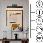 Wall-mounted mirror front wall lamp