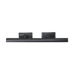 Wall mounted mirror front wall lamp Black / 24’’