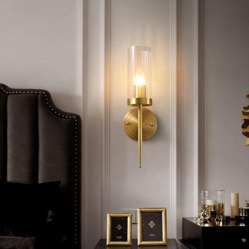 Vakkerlight Alouette Brass Wall Sconce with Dual Head Option