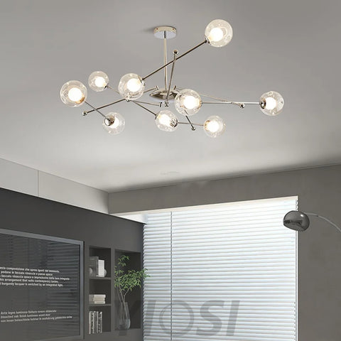 Westlife Sputnik Chandelier with 6/8/10 heads - Yiosilamp