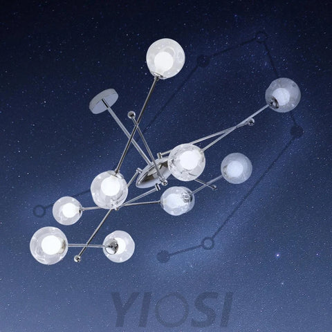 Westlife Sputnik Chandelier with 6/8/10 heads - Yiosilamp