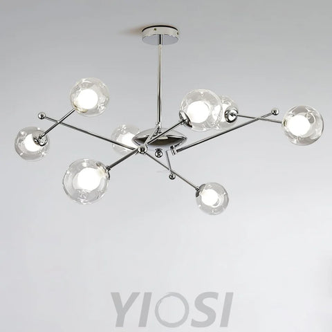 Westlife Sputnik Chandelier with 6/8/10 heads - Yiosilamp