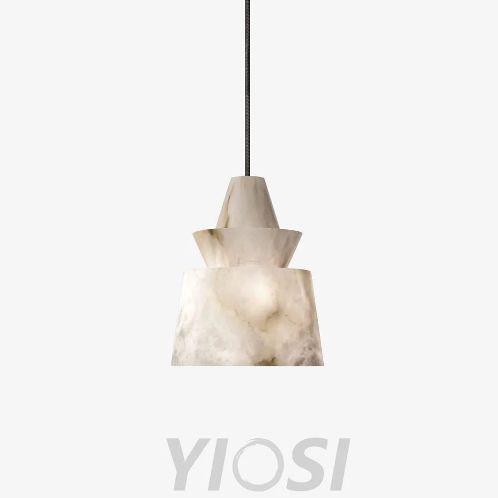 White Alabaster  Pendant Light - Yiosilamp