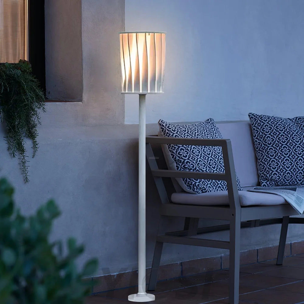 White Column Garden Light ∅ 11″ - Yiosilamp