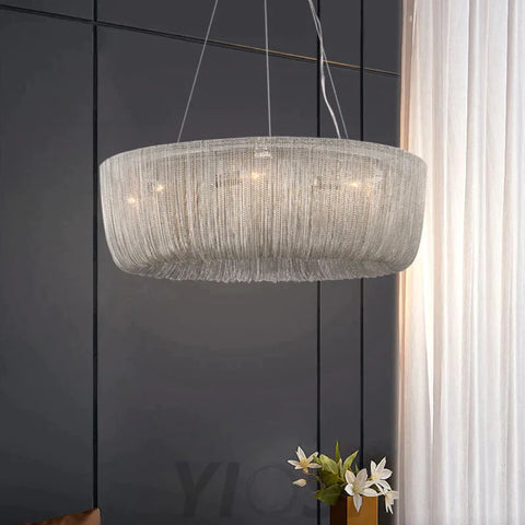 Willa Chain Tassel Modern Chandelier