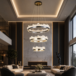 Wind & Wave Modern Sculptural Pendant Light - scene