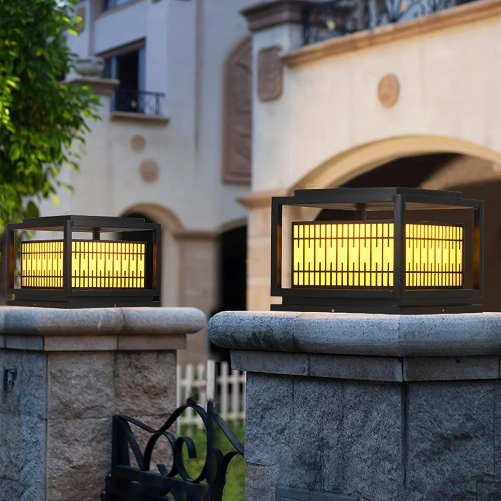 Window Grille Outdoor Table - Alabaster-1-Yiosilamp