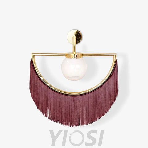 Wink Tassel Cute Wall Sconce - Tassel-1-Yiosilamp