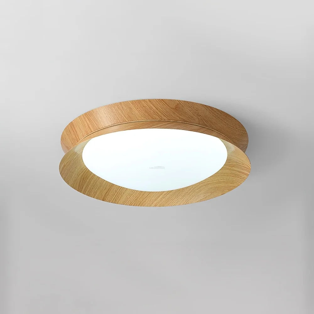 Wood Grain Ceiling Light - Flush Mounts, Wood-1-Yiosilamp