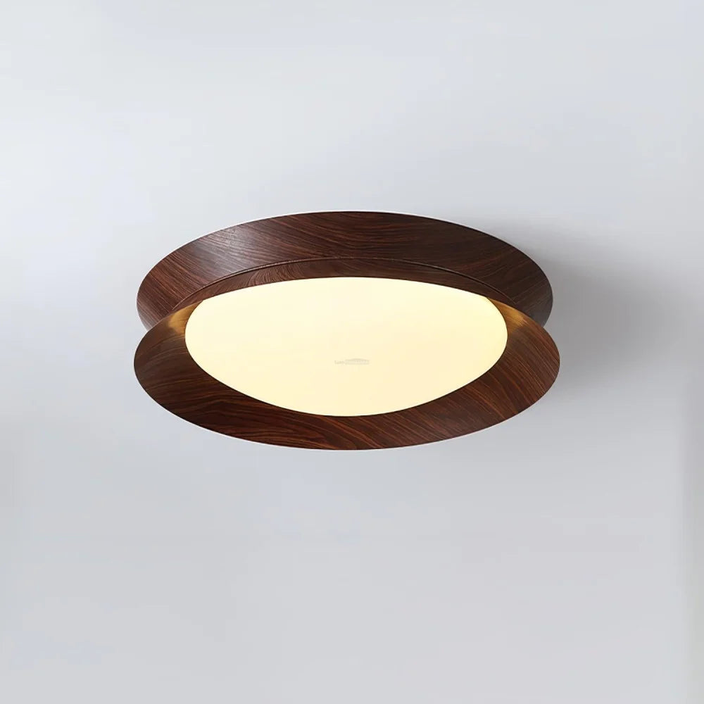 Wood Grain Ceiling Light - Flush Mounts, Wood-1-Yiosilamp