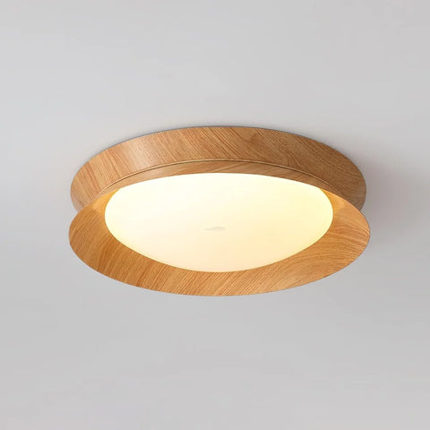 Wood Grain Ceiling Light - Flush Mounts, Wood-1-Yiosilamp