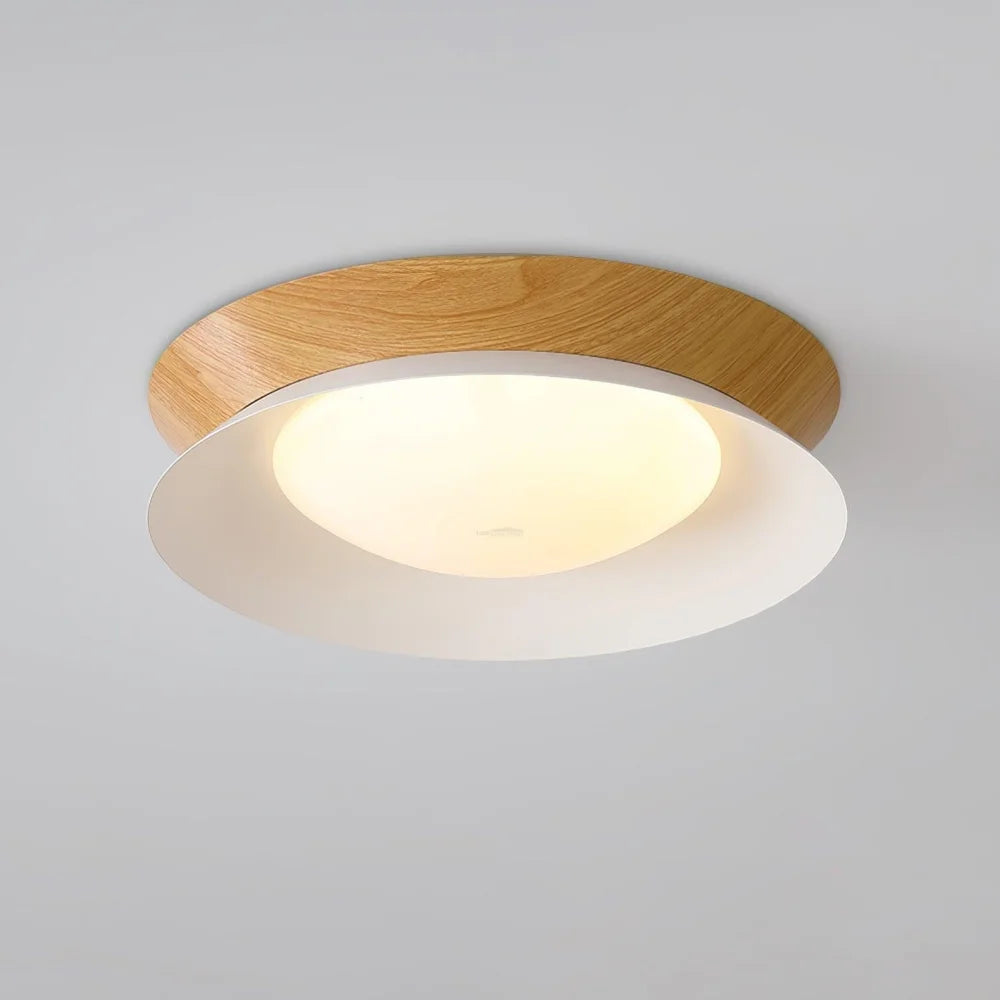 Wood Grain Ceiling Light - Flush Mounts, Wood-1-Yiosilamp