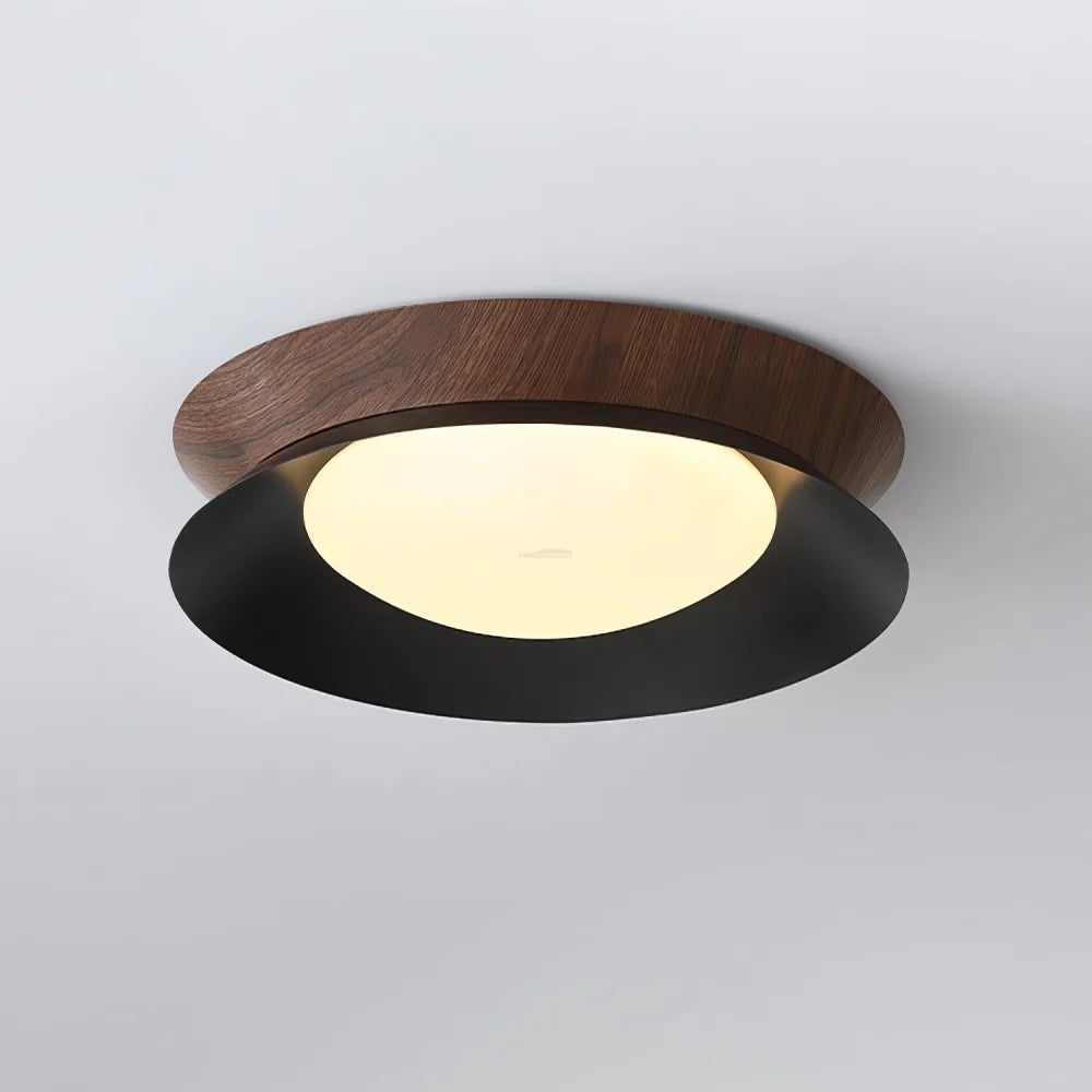 Wood Grain Ceiling Light - Flush Mounts, Wood-1-Yiosilamp