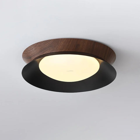 Wood Grain Ceiling Light - Flush Mounts, Wood-1-Yiosilamp