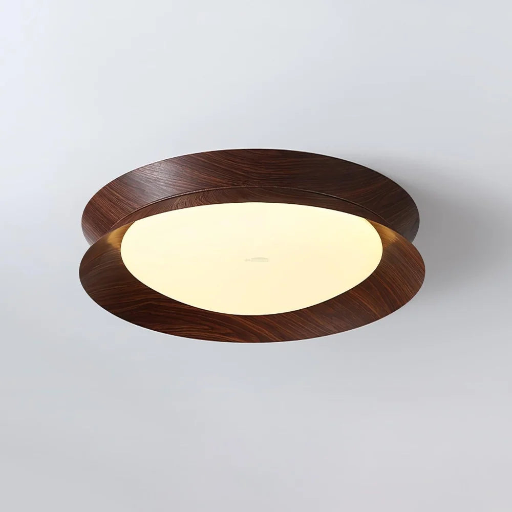 Wood Grain Ceiling Light - Flush Mounts, Wood-1-Yiosilamp