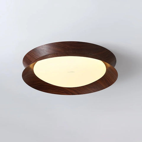 Wood Grain Ceiling Light - Flush Mounts, Wood-1-Yiosilamp