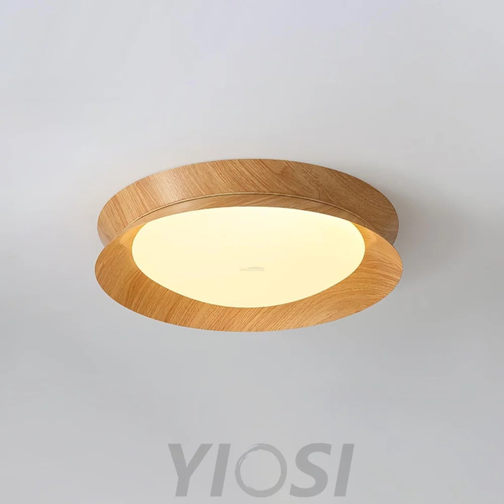 Wood Grain Ceiling Light - Flush Mounts, Wood-1-Yiosilamp