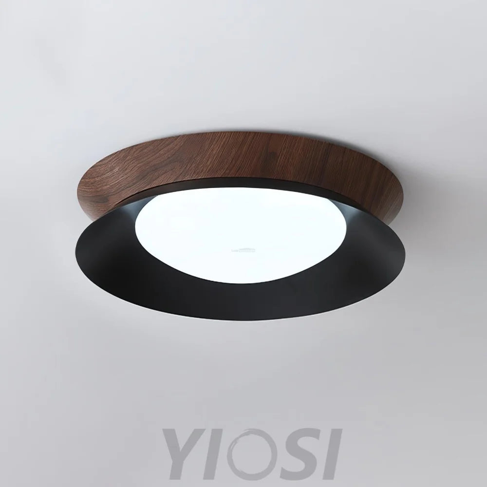 Wood Grain Ceiling Light - Flush Mounts, Wood-1-Yiosilamp