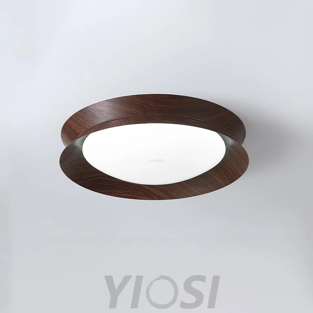 Wood Grain Ceiling Light - Flush Mounts, Wood-1-Yiosilamp