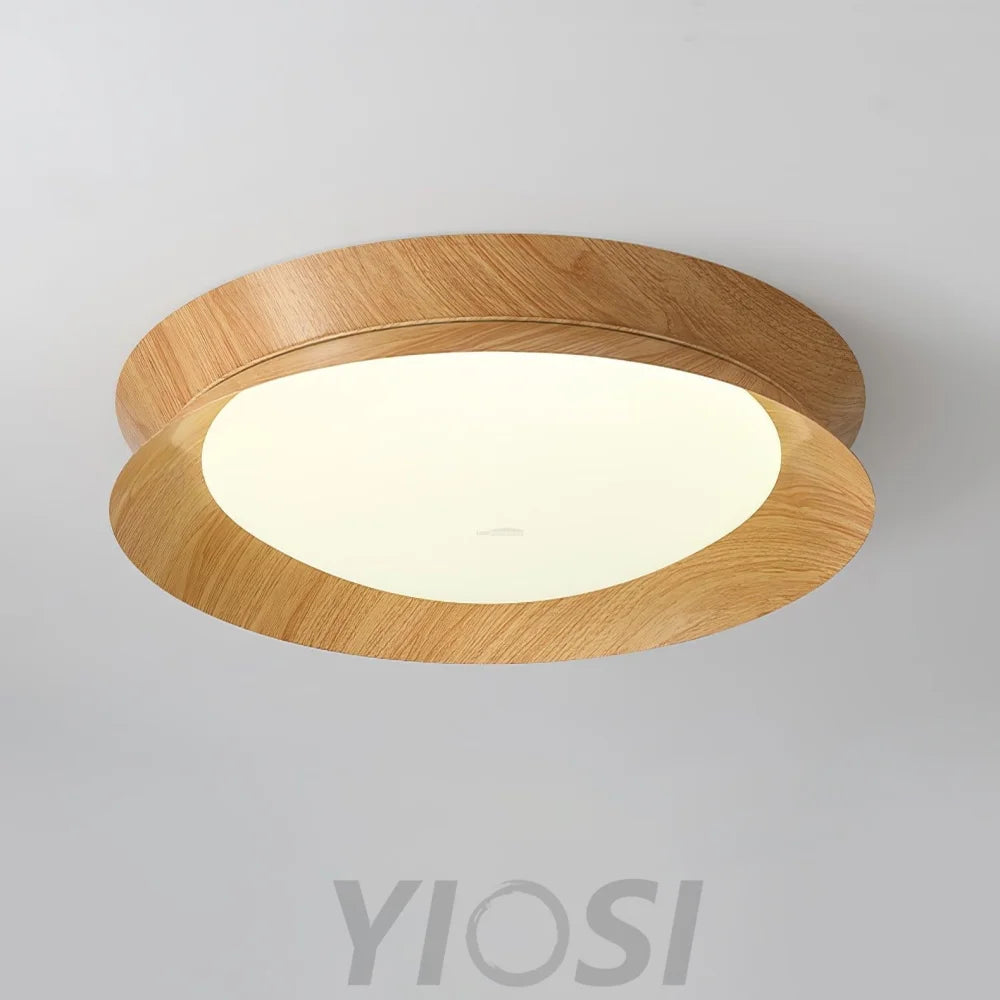 Wood Grain Ceiling Light - Flush Mounts, Wood-1-Yiosilamp