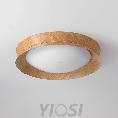 Wood Grain Ceiling Light - Flush Mounts, Wood-1-Yiosilamp