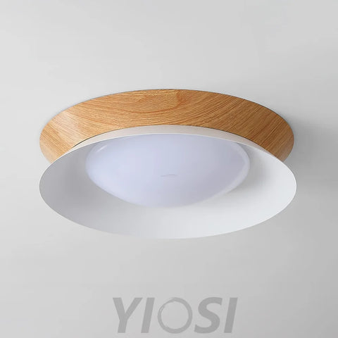 Wood Grain Ceiling Light - Flush Mounts, Wood-1-Yiosilamp