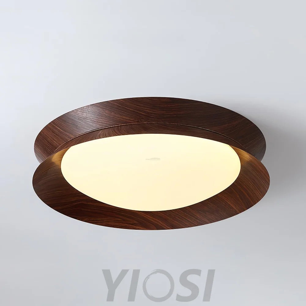 Wood Grain Ceiling Light - Flush Mounts, Wood-1-Yiosilamp