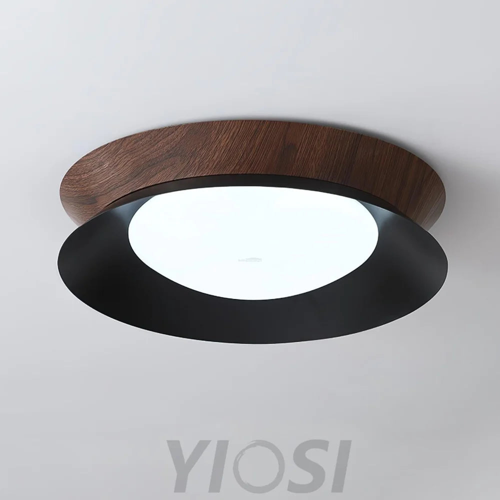 Wood Grain Ceiling Light - Flush Mounts, Wood-1-Yiosilamp