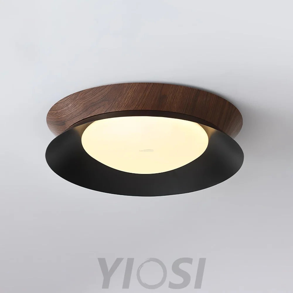 Wood Grain Ceiling Light - Flush Mounts, Wood-1-Yiosilamp