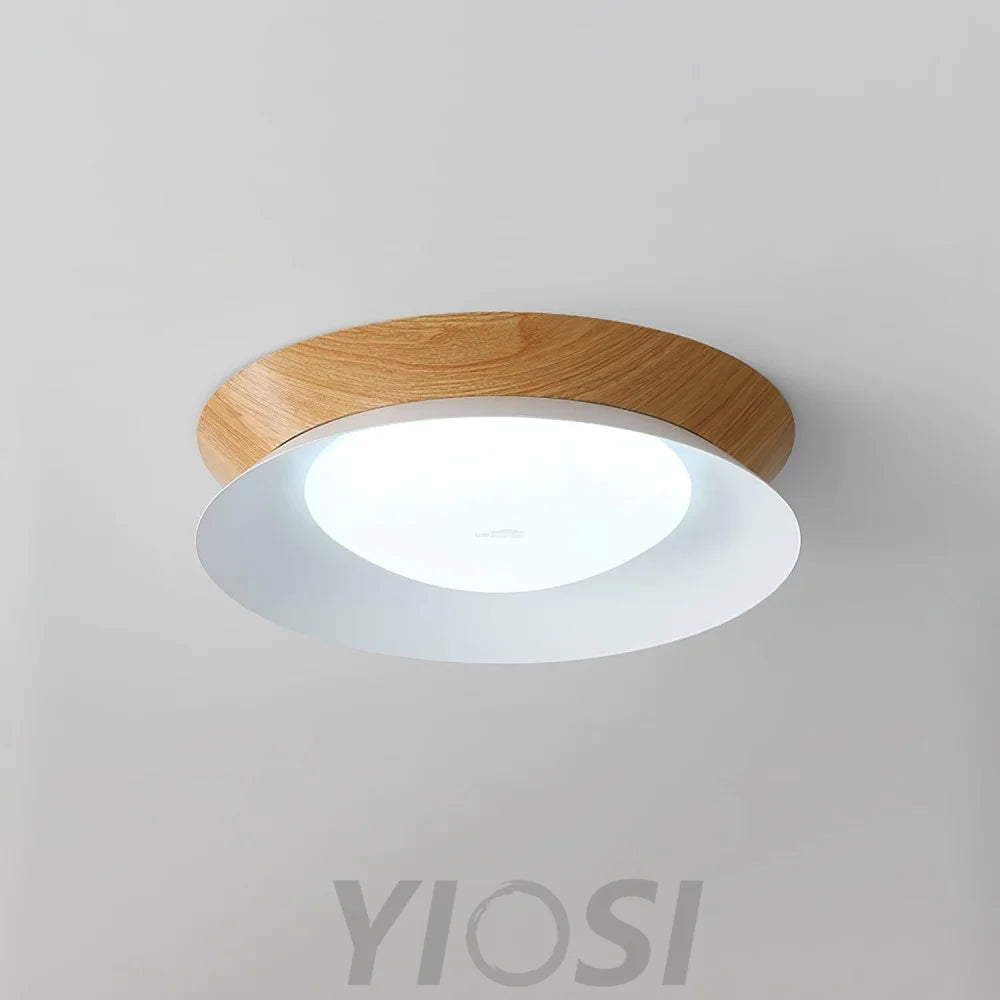 Wood Grain Ceiling Light - Flush Mounts, Wood-1-Yiosilamp