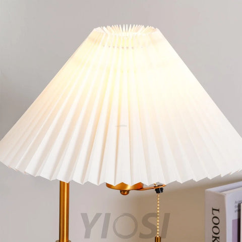 Wooden Retro Table Lamp ∅ 12.2″ - Wood-1-Yiosilamp