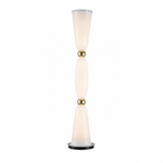 Cristallo Double Glass Floor Lamp - Ø10" × H48" (25 × H123 cm)
