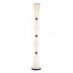 Cristallo Double Glass Floor Lamp - Ø10" × H66" (25 × H166.8 cm)
