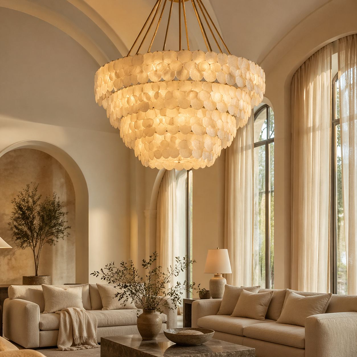 Yiosi Alabaster Collection — statement chandeliers