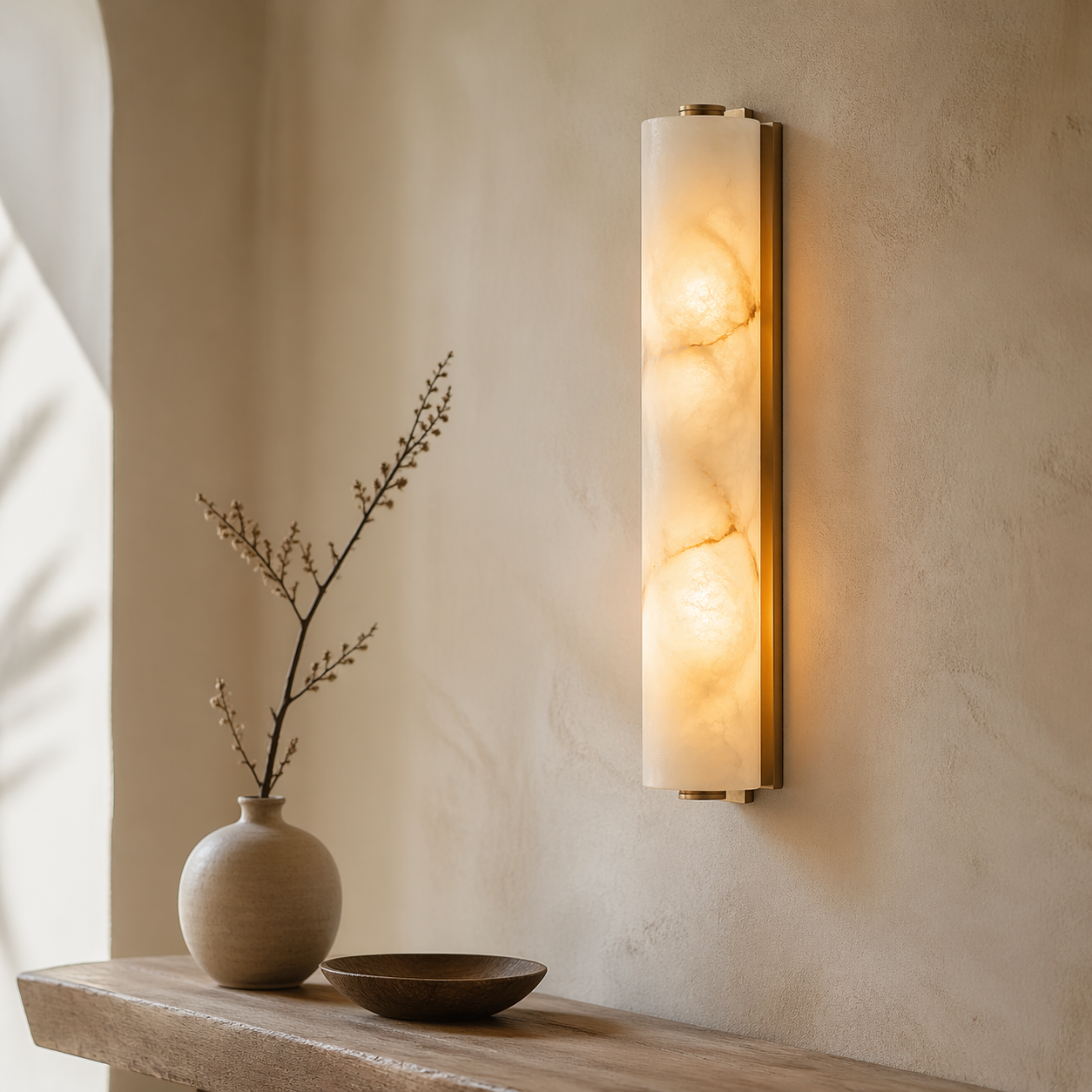 Yiosi Alabaster Collection — wall lights