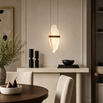 Yiosi Amber Mini Natural Stone Pendant Light