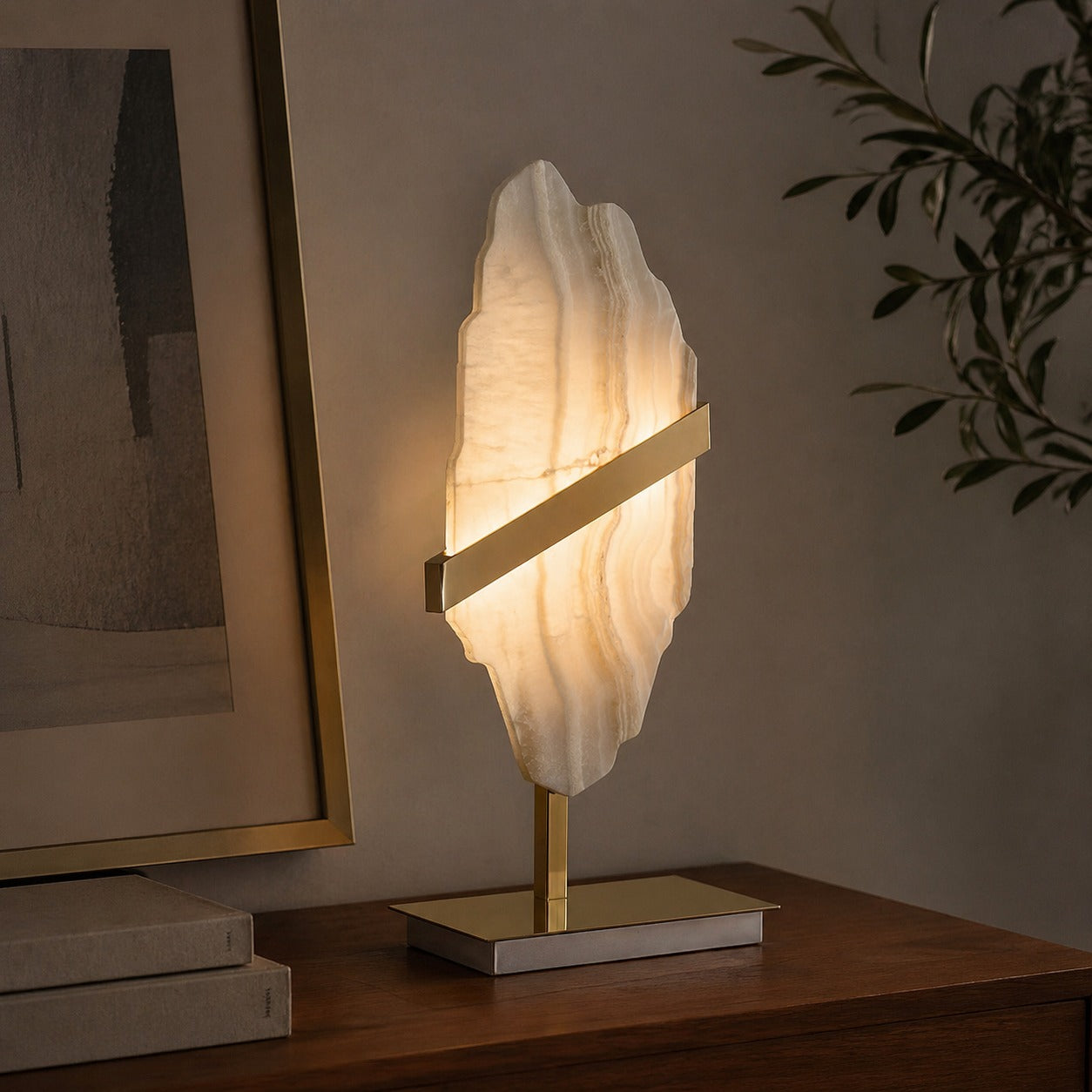 Table Lamp in a hallway
