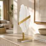 Yiosi Amber Mini Natural Stone Wall Sconce
