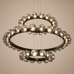 Yiosi Bubbles 3-Tier Nested Glass Chandelier