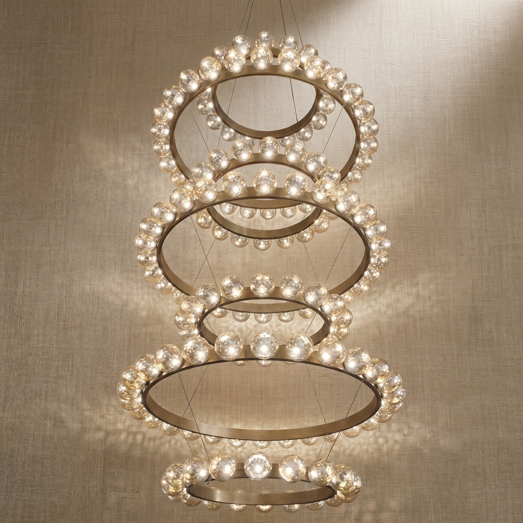 Yiosi Bubbles Glass Pendant Light - 47" (Dia 1200mm)