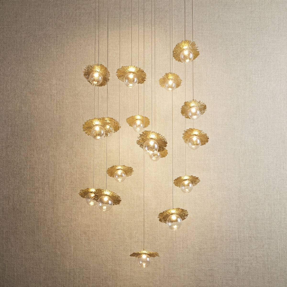 Yiosi Bubbles Grand Glass Pendant Light - 39" (Dia 1000mm)