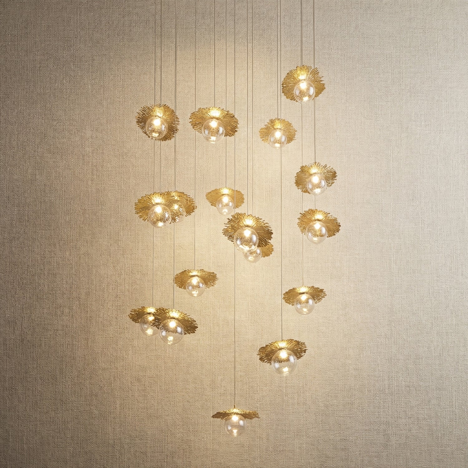 Yiosi Bubbles Grand Glass Pendant Light - 39" (Dia 1000mm)